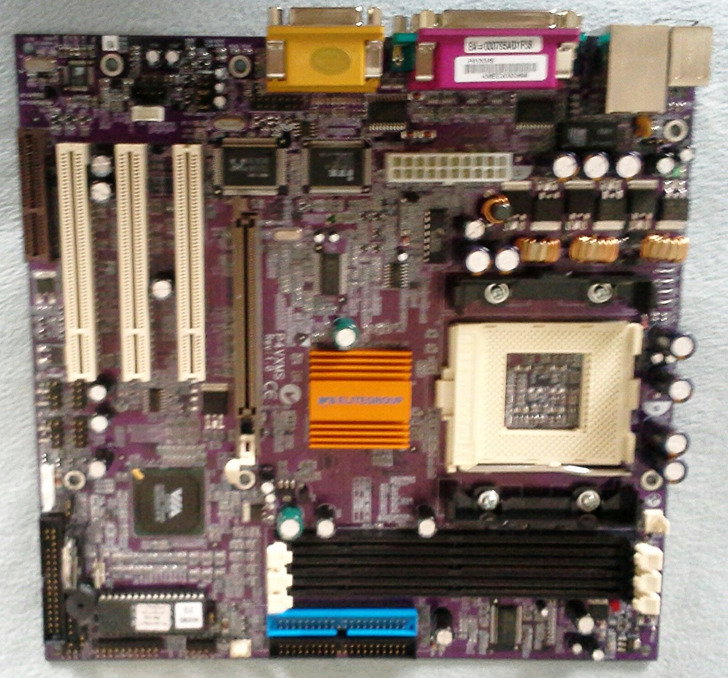 ECS Elitegroup P4VXMS Revision 1.0 Socket 423 Motherboard